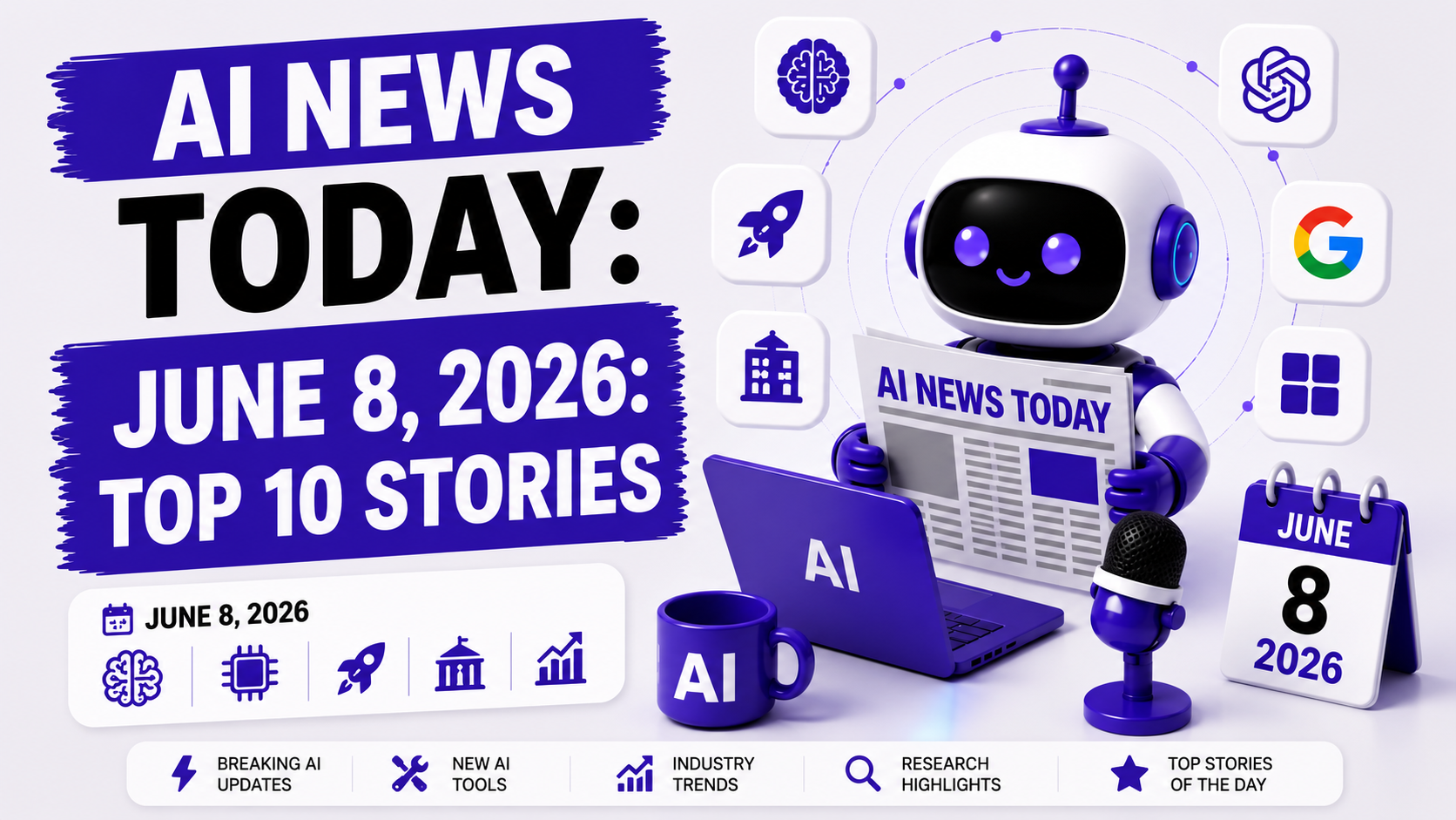 AI News Today: Top 10 AI Stories - June 8, 2026